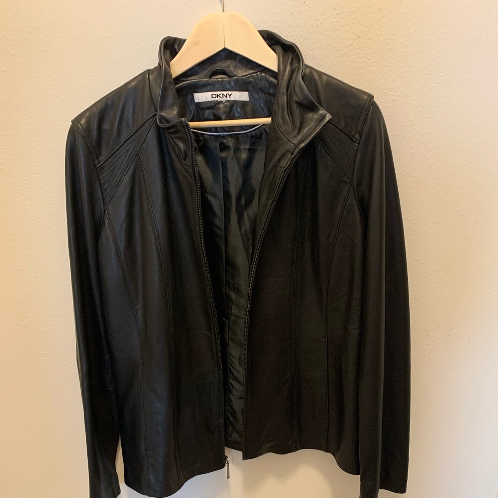 DKNY leather jacket